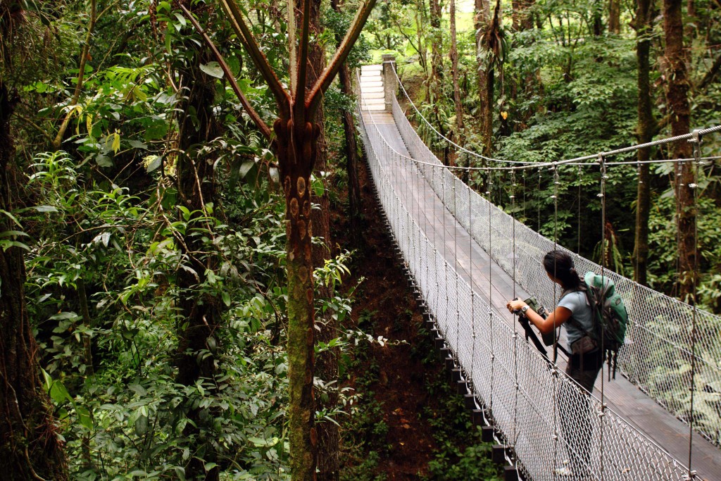 Costa Rica szilveszter - Arenal függőhíd