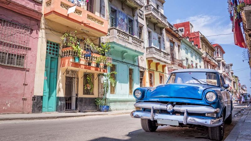 Kuba körutazás üdüléssel Varaderon - Havanna utcakép