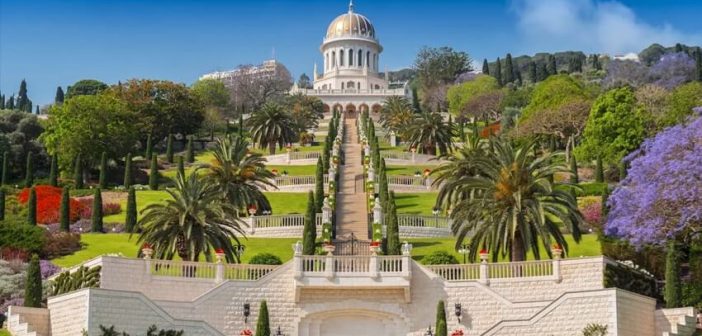 Izrael korutazas Bahai Garden